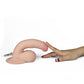 The 7.5 inches ultra soft vibrating dude bends ultra softly