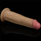 The 8 inches dual layered silicone rotator lays flat