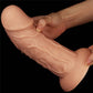 The 8.6 inches curved big dildo anal toy has a extra sensational length and girth with a curve design tip