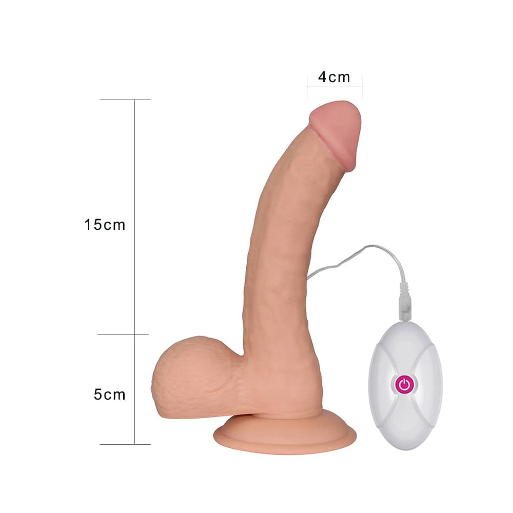 The size of the 8.8 inches ultra soft vibrating dude 