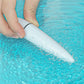 The rechargeable wireless bullet vibrator is vibrating in the water
