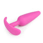 The bottom of the pink lure me classic anal plug s