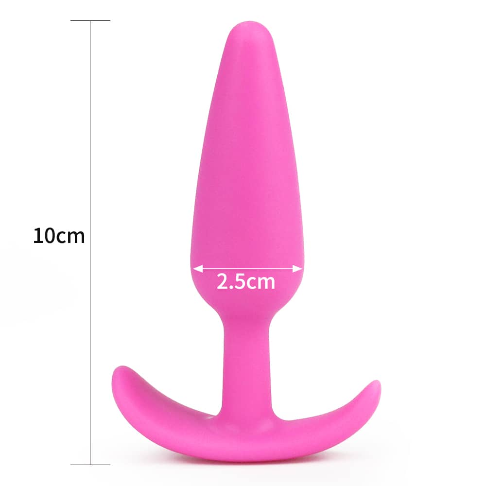 The size of the pink lure me classic anal plug s