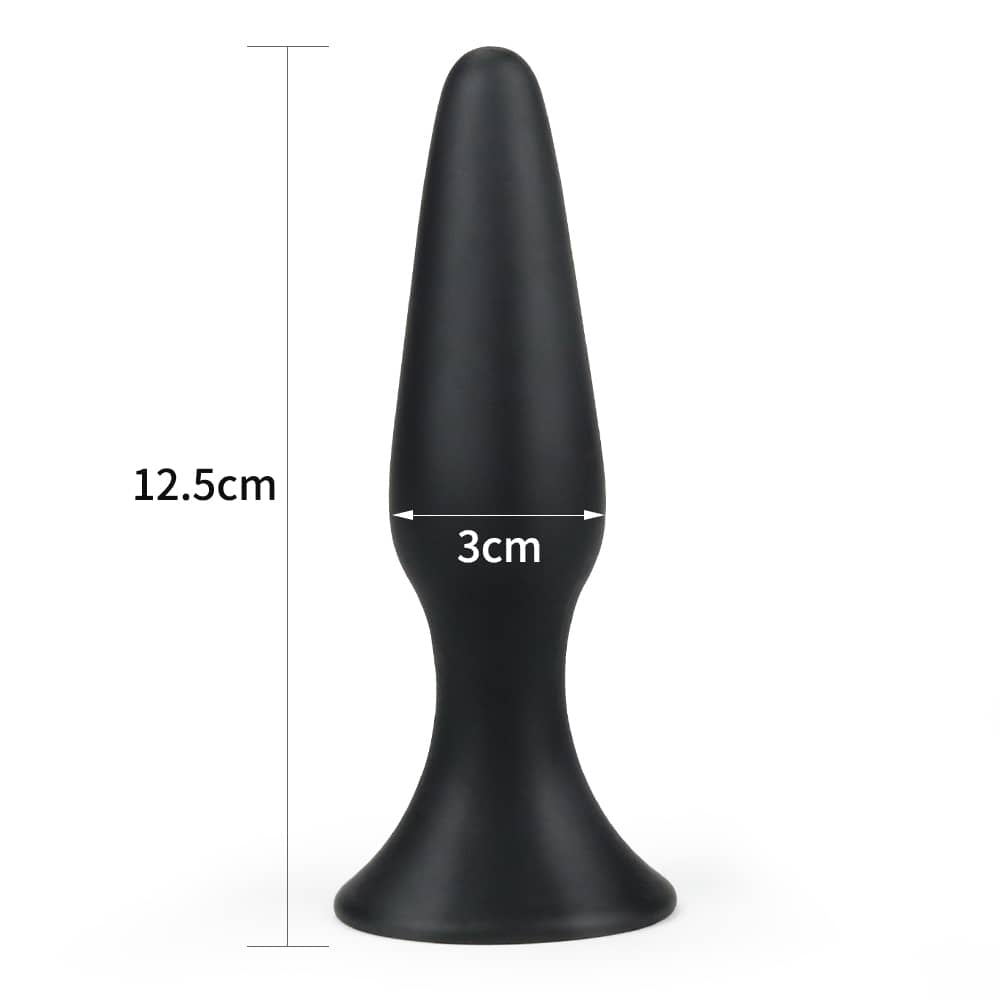 The size of the lure me silicone anal plug l