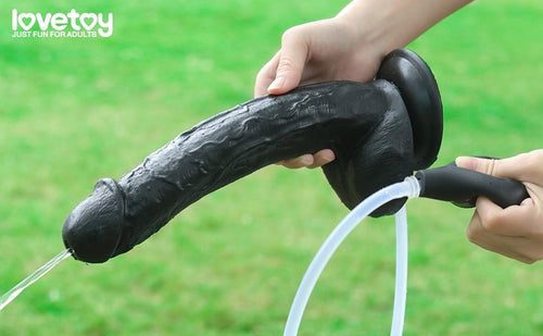 Satisfy Your Deepest Desires with Our Squirting Black Dildo: Unleash Intense Pleasure!
