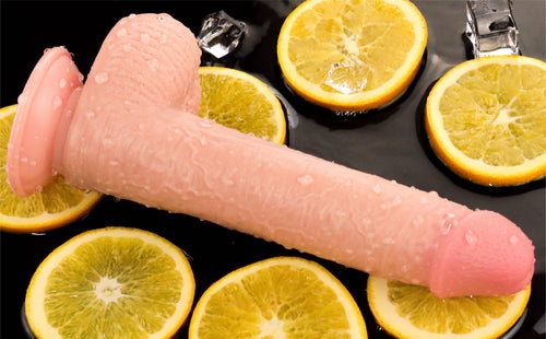 Indulge in Sensational Pleasure with the Lovetoy 9" Realistic Dildo: Soft, Sliding, and Unforgettable!