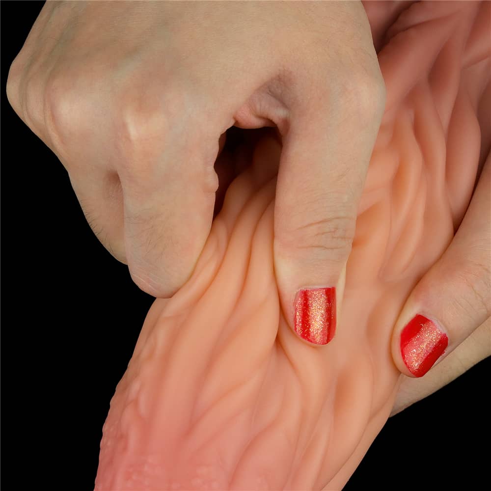 Super real feel experience with this 10 inches alien tentacle silicone dildo