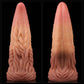 The front and back of the 10 inches alien tentacle silicone dildo