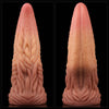 The front and back of the 10 inches alien tentacle silicone dildo