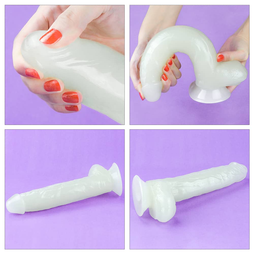 The lifelike details of the 10 inches lumino play dildo