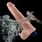 10.5" REAL SOFTEE Rechargeable Vibrating Dildo Flesh