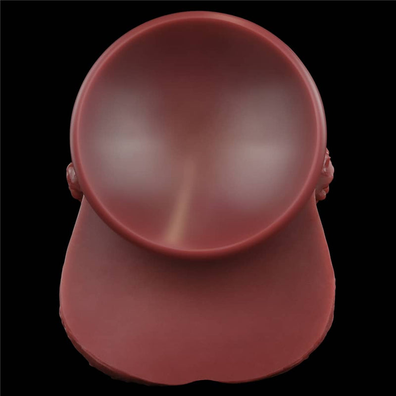 The bottom of the 10.5 inches monster rope silicone dildo