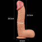 The size of the 10.5 inches legendary king sized realistic dildo