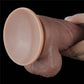 The strong suction cup of the 10.5 inches dual layered platinum silicone cock