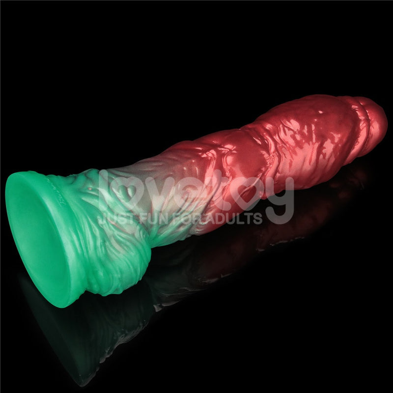 10'' Dual Density Silicone Inflatable Dildo