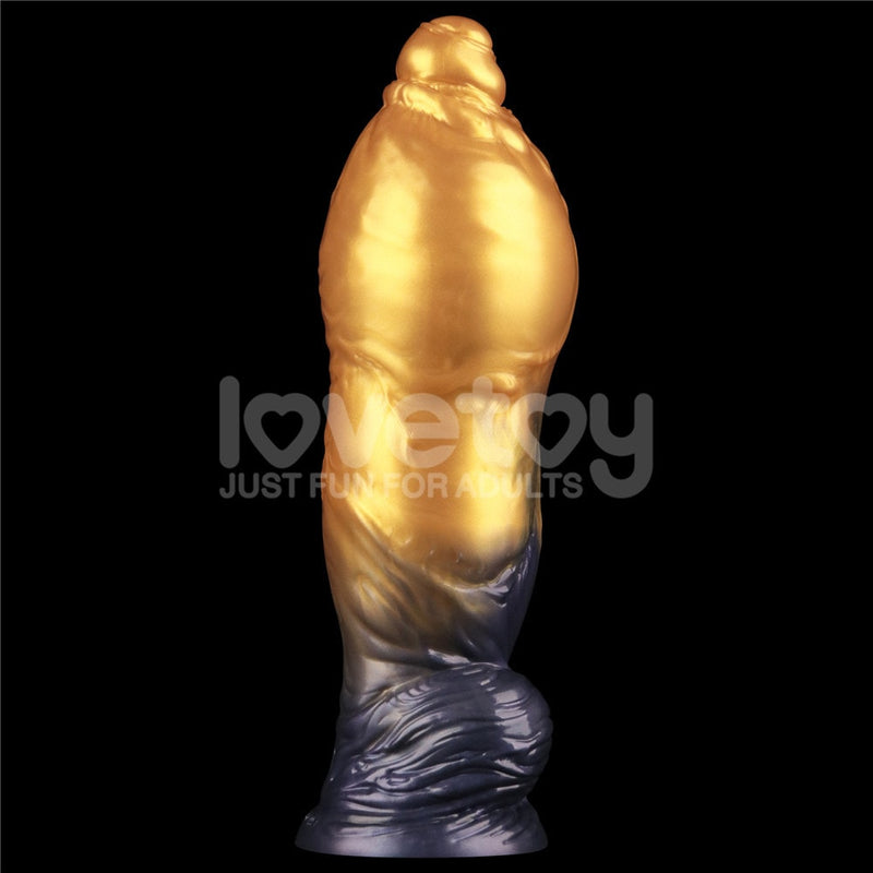 10'' Dual Density Silicone Inflatable Dildo