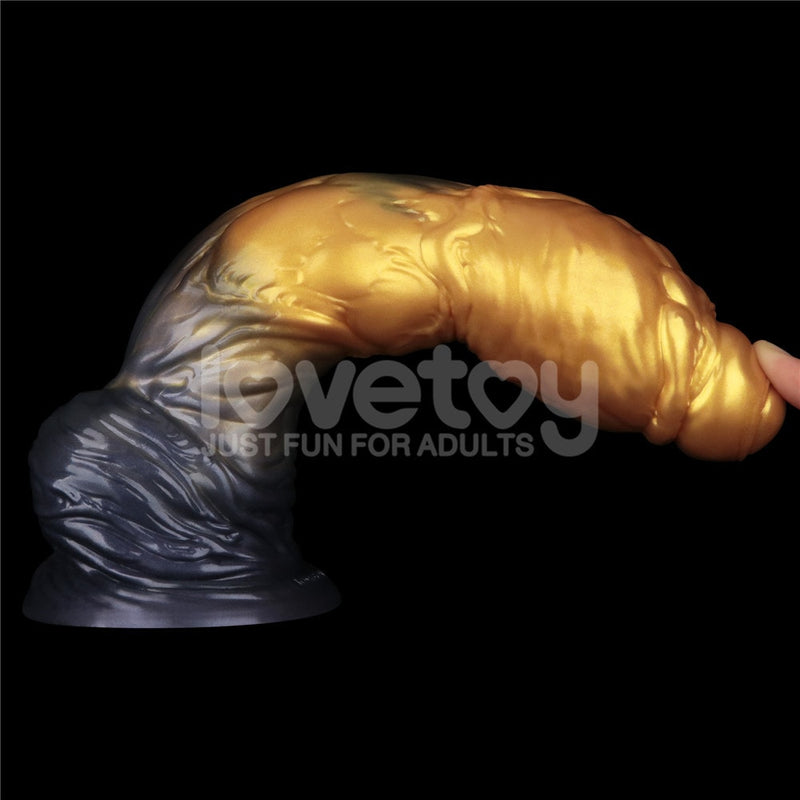 8'' Dual Density Silicone Inflatable Dildo