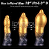 10'' Dual Density Silicone Inflatable Dildo