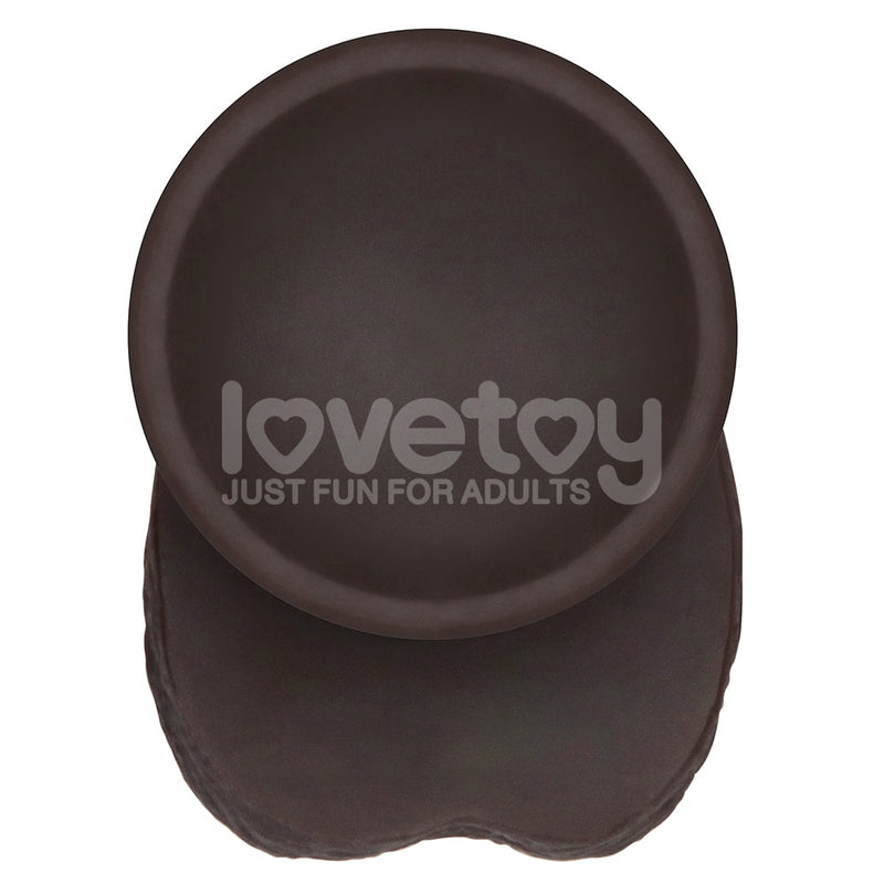 10'' Sliding Skin Pro II Dual Layer Silicone Dong Black