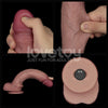 10" Vibrating Sliding Skin Pro II Silicone Dong