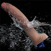 The 11 inches rechargeable silicone vibrating dildo is fully washable