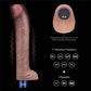 The 11 inches rechargeable silicone vibrating dildo has 7 vibration patterns and 3 speeds