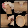 Monster Dildo | 11'' Dual Density Dildo Handle Foreskin Cock