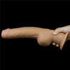 Monster Dildo | 11'' Dual Density Dildo Handle Foreskin Cock