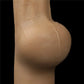 The soft testicle of the 11 inches dual layered handle foreskin cock