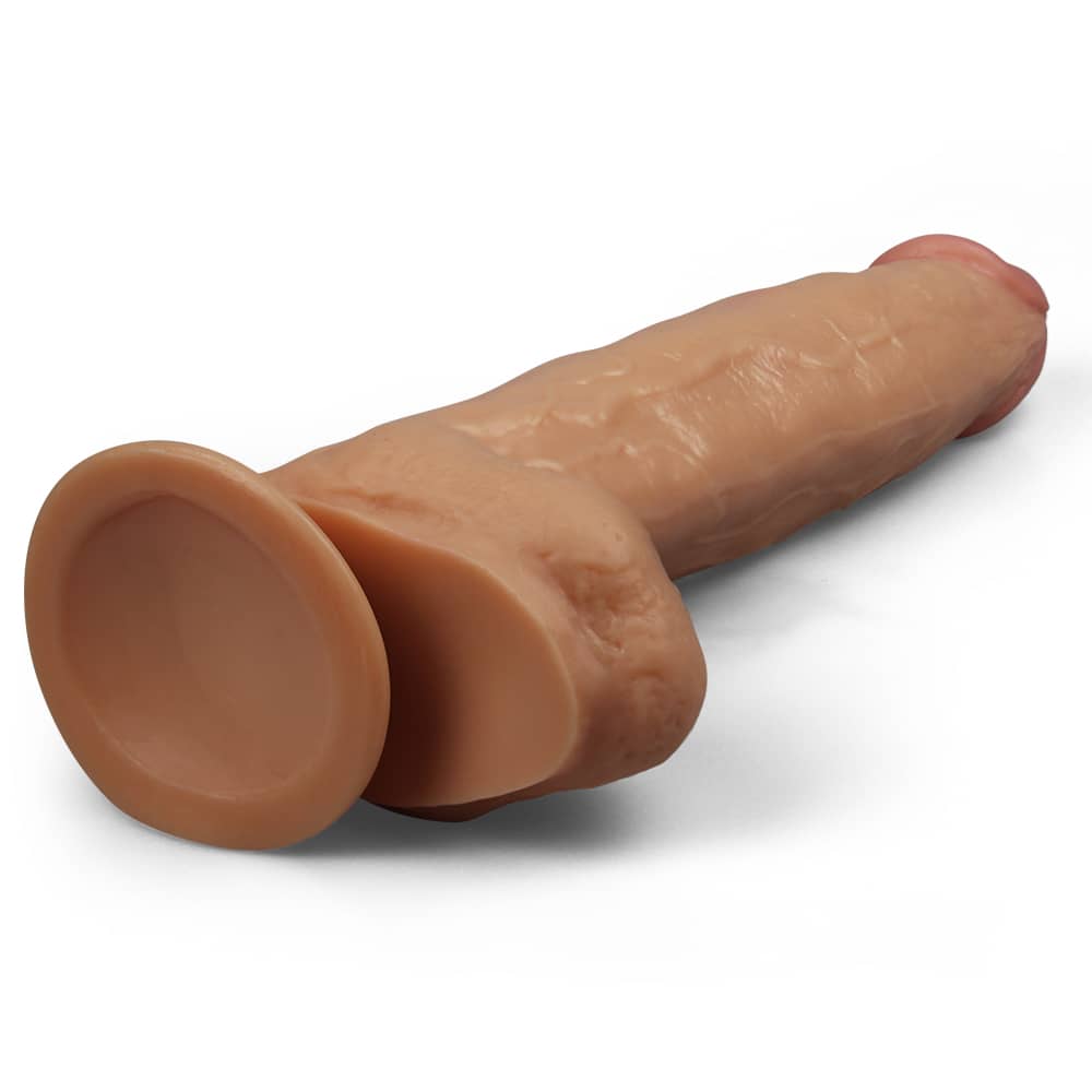 The bottom of the 11 inches king sized realistic dildo