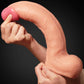 The 12 inches dual density silicone dildo with lifelike hyper realistic veins