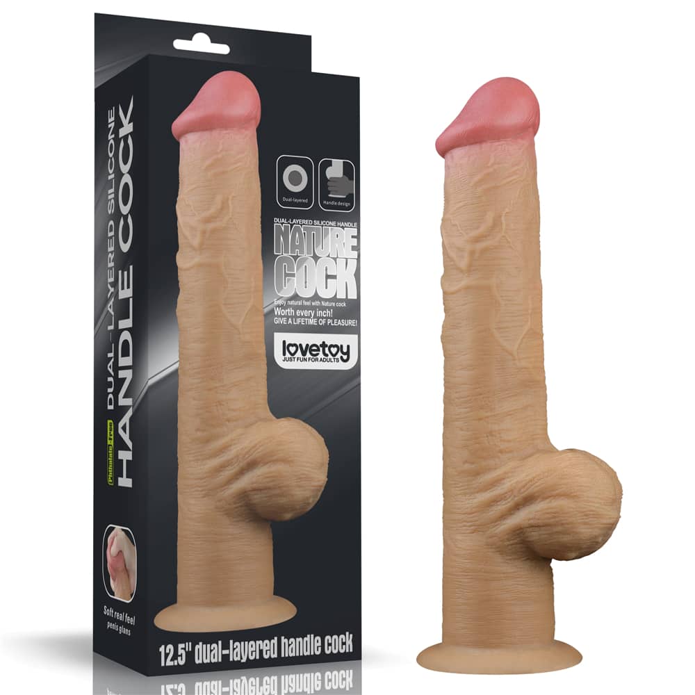 The packaging of the  12.5 inches dual layered handle cock