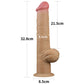 The size of the 12.5 inches dual layered handle cock