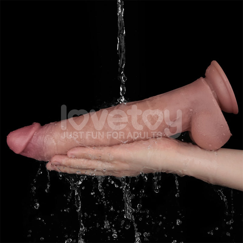 12'' Vibrating Dual Density Power Cock