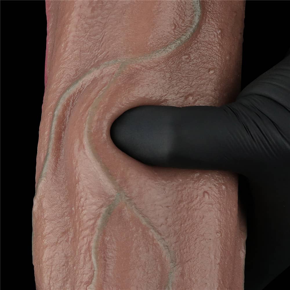 The 13 inches silicone realistic dildo with lifelike hyper realistic veins