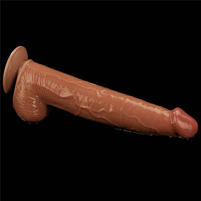 Dual Density Dildo | 13.5” Soft Sliding Monster