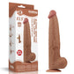 The packaging of the 13.5 inches huge soft sliding skin dildo