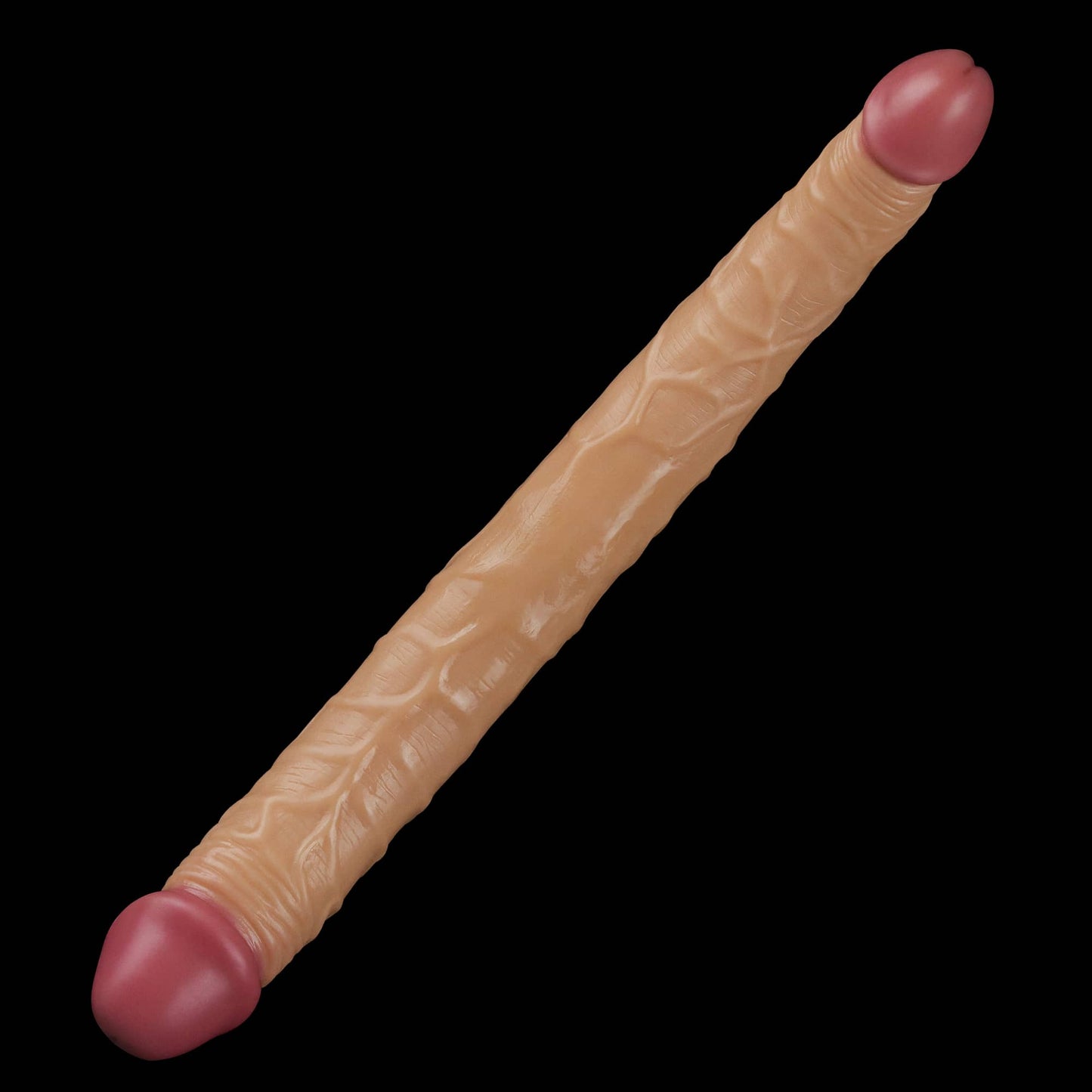 The 14 inches double ended realistic dildo with lifelike hyper realistic veins