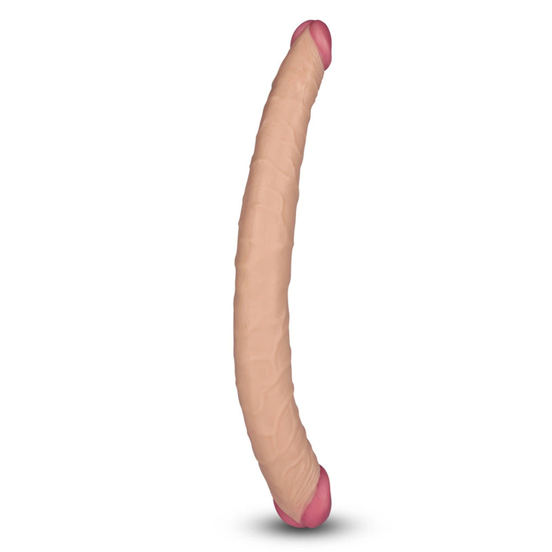 14'' Double-Ended Realistic Dildo with Two Different Size Head