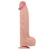 Sliding Skin Dildo | 14'' King Sized Sliding Skin Dual Density Dildo