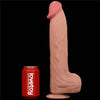 Sliding Skin Dildo | 14'' King Sized Sliding Skin Dual Density Dildo