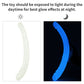 The 14.5 inches lumino play double dildo should be exposed to light during the daytime for best glow effectis at night