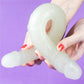 The 14.5 inches lumino play double dildo is very flexible