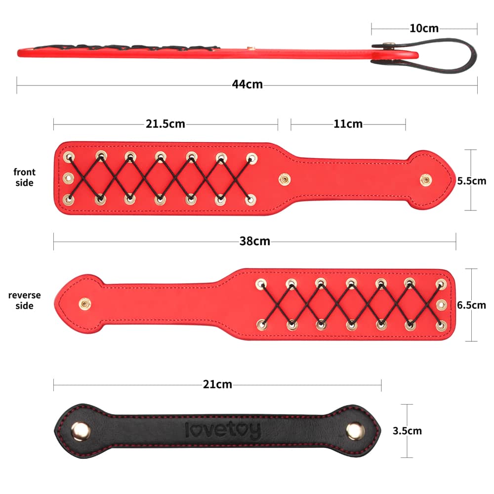 The size of the 15 inches rebellion reign rope paddle