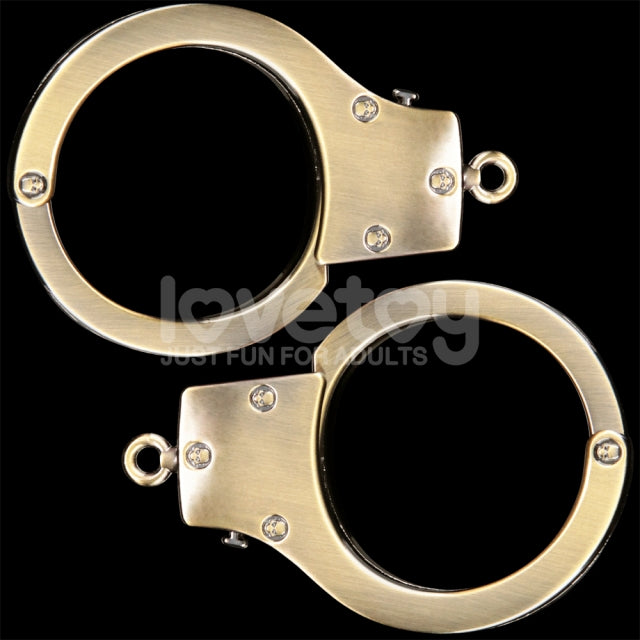 Designer Bondage | Rebellion Reign Heavy Metal Handcuffs (Bronze)