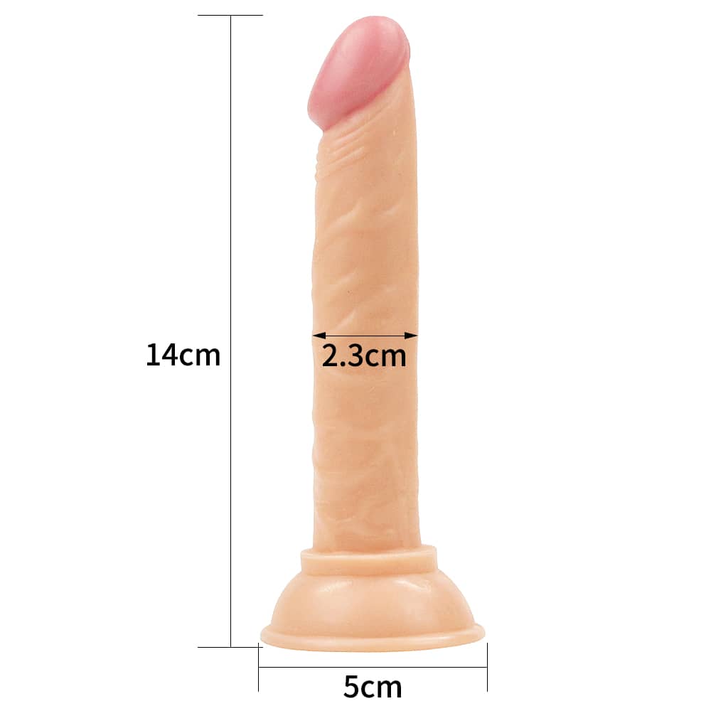 The size of the 5 inches enduro blaster realistic dildo