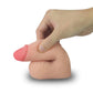 The 5.5 inches skinlike limpy soft dildo is ultra soft