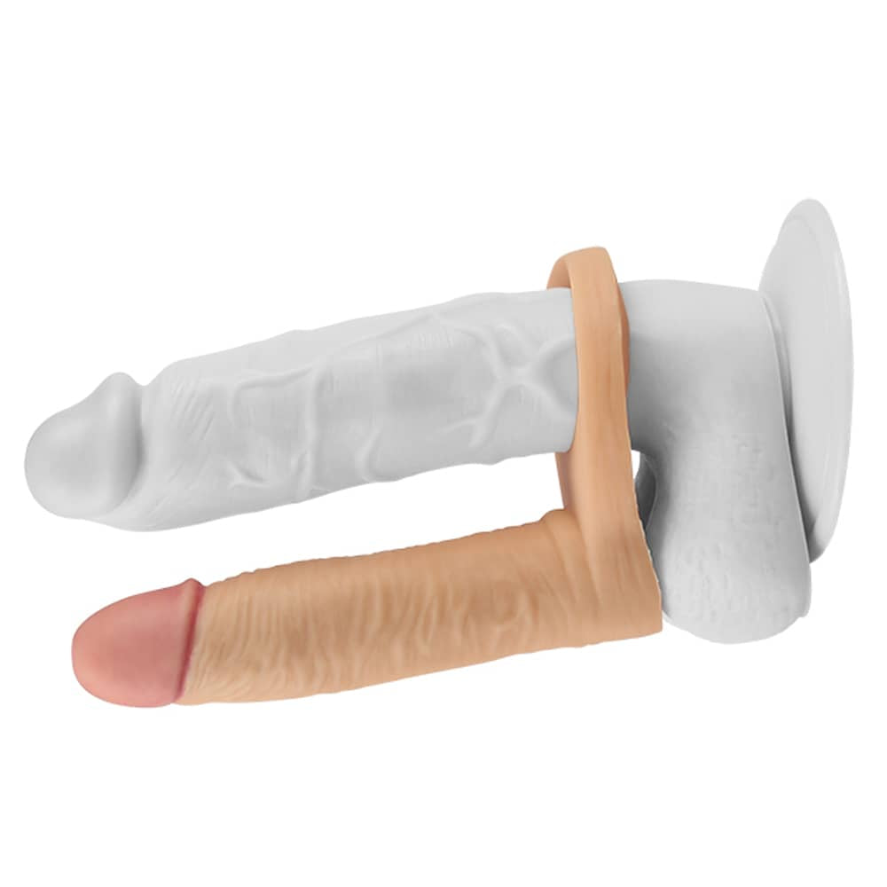 The 5.8 inches wearable anal dildo is wearable on the dildo