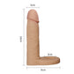 The size of the 5.8 inches wearable anal dildo