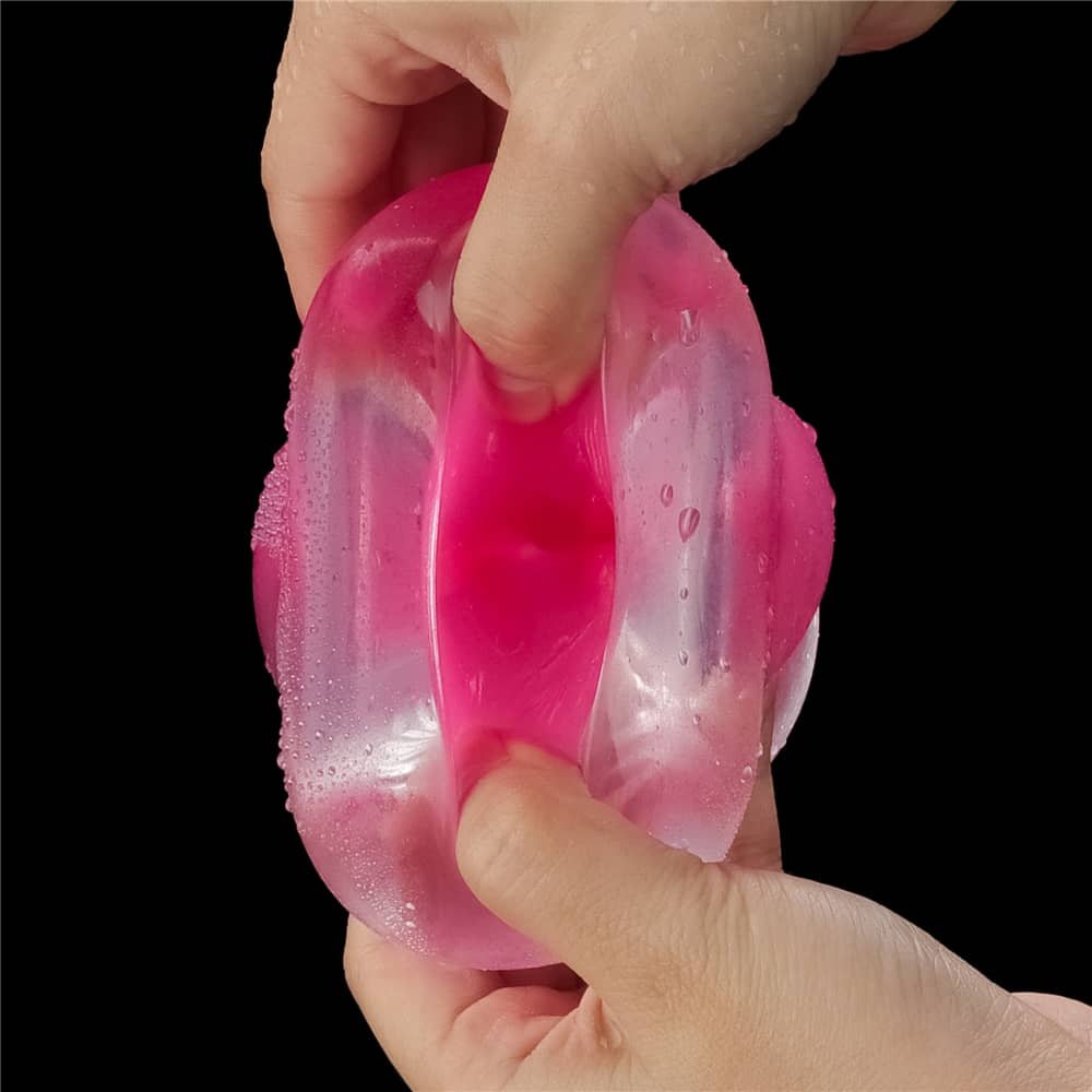 The elasticity of the 6 inches pink lumino play masturbator